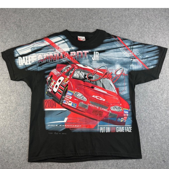 Chase Authentics Other - Vintage Chase Dale Earnhardt Jr 2004 NASCAR T Mens XL All Over Print #8